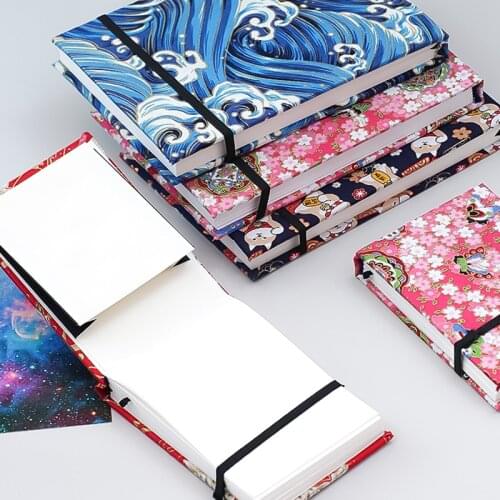 Japan 300g Cotton Watercolor Paper Drawing Book 200x135mm Hot Stamping Sketchbook Painting Travel Hand Book Sketch Pad
