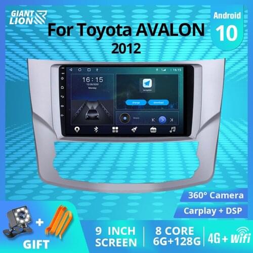 2DIN Android10.0 Car Radio For Toyota AVALON 2012 Stereo Receiver GPS Navigation Auto Radio Car Multimedia Player Car Stereo IGO
