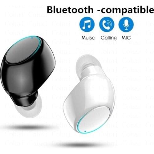 X6 Wireless Earphone Mini 5.0 Sport Gaming Headset with Mic Wireless Earbud For Xiaomi Bluetooth Handsfree Stereo Headphones