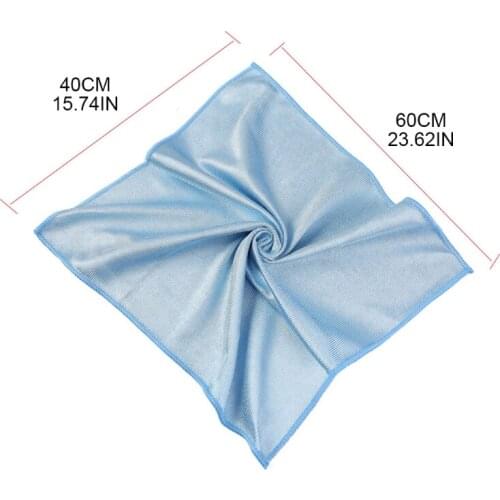 4pcs/set Microfiber Lint-free Cleaning Cloths for Wine Glasses Windows Mirrors Kitchen Bar Glassware Wiping Towels