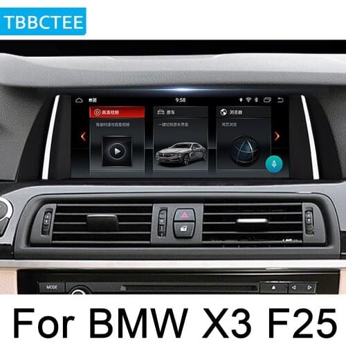 For BMW X3 F25 2011~2013 CIC Android Car DVD Navi Player Audio Stereo HD Touch Screen all in one WIFI BT Map
