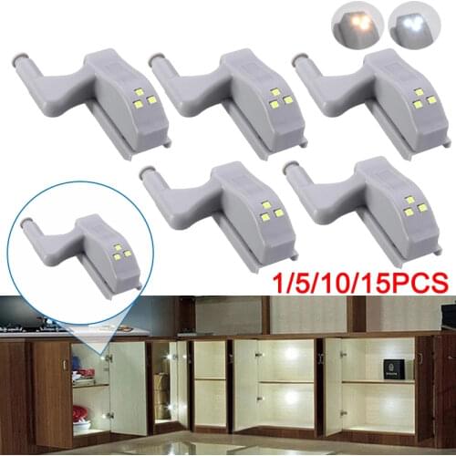 4PC/lot DC 12V Furniture lighting led cabinet lamp Automatic off on Hinge Lamp for Wardrobe Kitchen Cupboard Inner Light Sensor