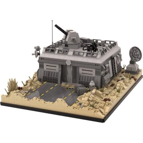 Wars Desert Series TIE Fighter 75101 SW Base (Outpost) Desert Battlefield DIY Educational Building Blocks MOC Toys Children Gift