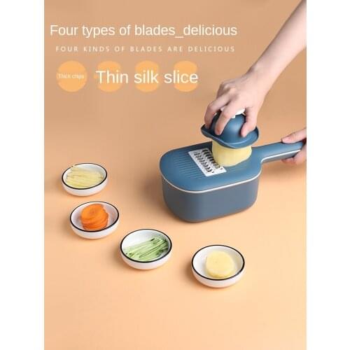 Beautiful Kitchen Supplies, Creative Multi-function Vegetable Cutting Gadgets, Hand Guards, Potato Cutter, Slicer, Grater
