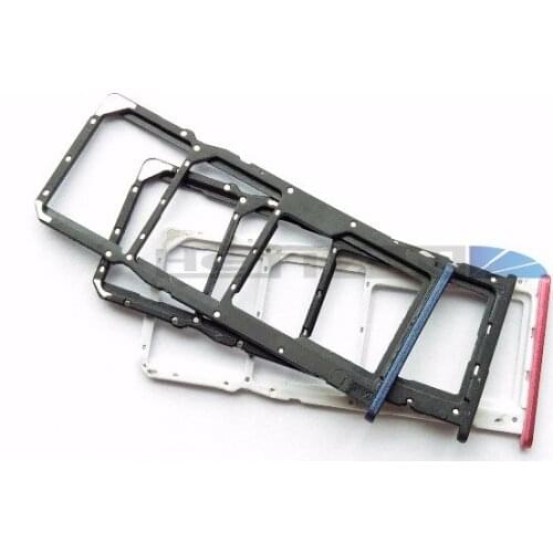 New SIM Card Tray Micro SD Card Holder Slot Adapter Parts For Huawei Honor 7C