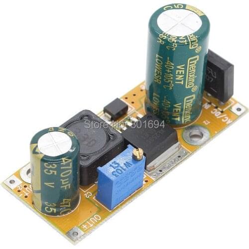 AC24V Turn DC12V DC - DC Adjustable Electric XL2596 3A Voltage Power Supply Module Converter