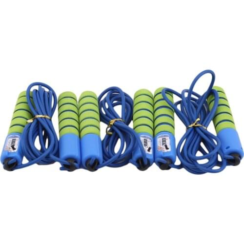 Professional Sponge Jump Rope with Electronic Counter 2.9m Adjustable Fast Speed Counting Skipping Rope Wire Workout Equipments