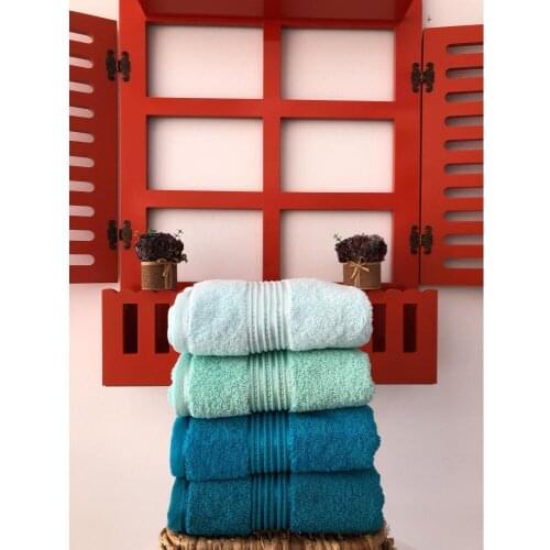 Turkish %100 Cotton Rainbow 4-Towel Set