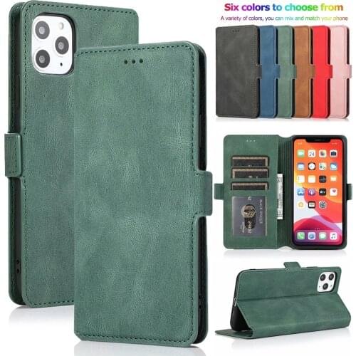 Ultra Thin Leather Flip Cover Wallet Case for Samsung Galaxy A71 A51 A41 A31 A21 A21s A11 A01 S20 Ultra S10 Lite Note 10 9 Plus