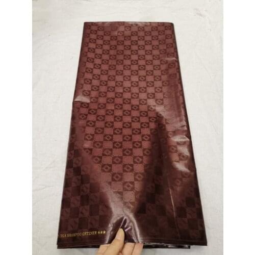 Top quality bazin riche brocade 2019 mouceau brown lace african bazin brode brocade latest soft atiku fabric for men 5yards/lot