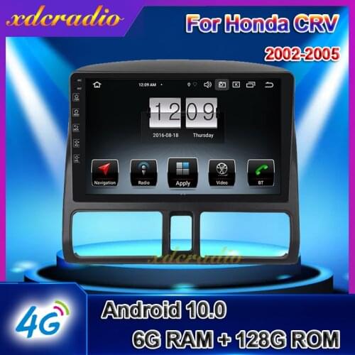 Xdcradio 9" Android 10 For Honda CRV CR-V Car Radio Auto DVD Multimedia Video Player GPS Navigation Carplay 6+128G Stereo 4G