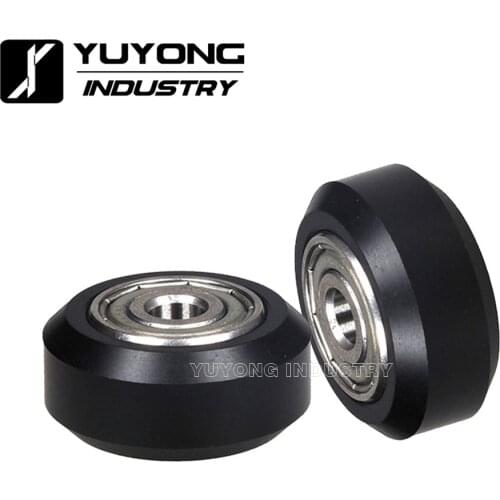 3D Printer Parts 10pcs High tolerance CNC Solid V Wheel Kit for V-slot Delrin Precise POM V slot Wheel