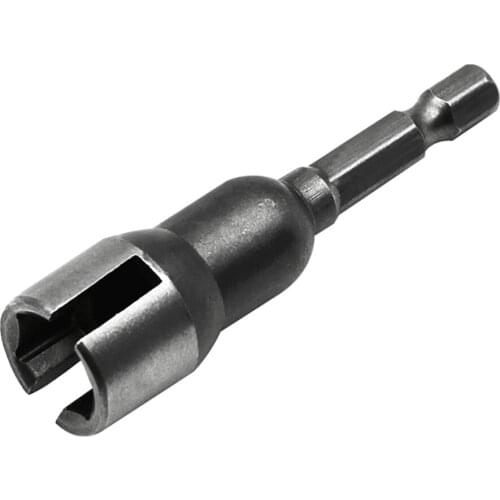 1/4 Inch Bolt Socket Wrench Drill Bit Slot Wing Nuts Driver Set Hex Shank Steel Wrenches Tool Screwdriver