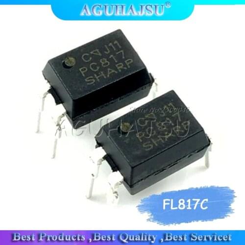 50pcs PC817 EL817 817 817C FL817C PS817C DIP Optocoupler