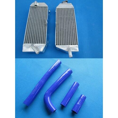 Aluminum Radiator + Silicone HOSE FOR YAMAHA WR400F WR 400 F 98 99 00 NEW WRF400 1998 1999 2000 L/R
