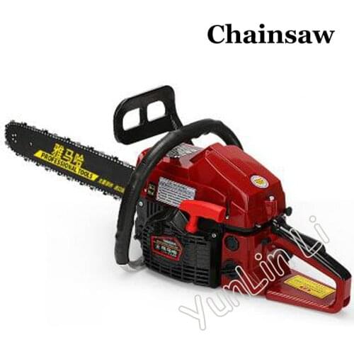 Professional Chainsaw Multi-purpose Household Cutting Saw Garden Saw Petrol Chainsaw Engine Cycle Chain Saw for Woodworking