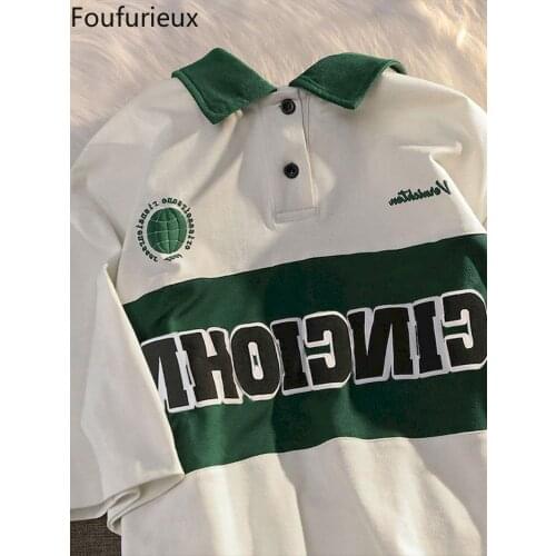 Мужские поло с коротким рукавом Foufurieux China At AliExpress