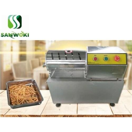 Electric vegetable slicer sweet potato strip cutter machine carrot chopping machine cucumber chopper machine French fry cutter