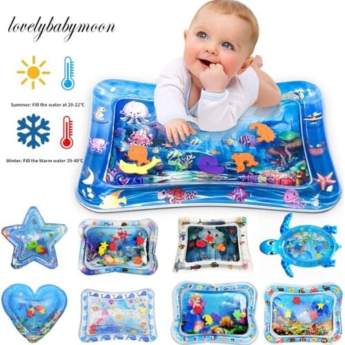 Drop Shipping Baby Water Play Mat Tummy Toy Newborn Playmat kids Carpet Activity Early Education Developing Suitable Warm Cool