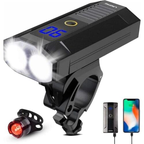 LAOPAO Bike Headlight 1000 Lumens Rechargeable suprerbright light Portable lighting accessories Night Safety Light Set Original