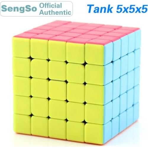 ShengShou Tank 5x5x5 Magic Cube 5x5 Cubo Magico Professional Neo Speed Cube Puzzle Antistress Toys For Children