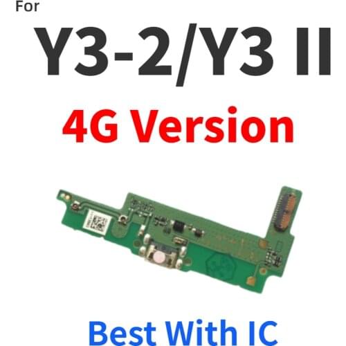Novaphopat 3G 4G Y3ii Y3 2 Charger Port Board For Huawei Y3-2 Y3-II USB Dock Charging Port Data Transfer Connector Flex Cable