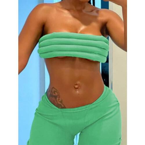 2021 Novelty Fashion Wrap Chest Vest Slash Neck Off-shoulder Low-cut Sexy Open Back Sexy Street Style Bodycon Tank Tops Harajuku