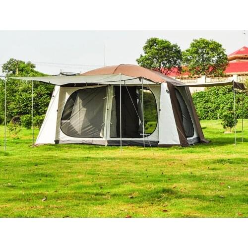 6-12 People Waterproof Windproof And Warm Double-layer Camping Tent Mountaineering Tent Fishing Tent Adventure Tent