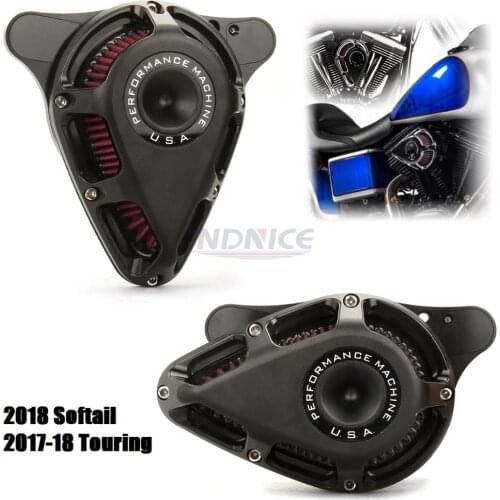 Turnable Black FLHT Air intake system for harley Road Glide FLTR air filters 17-,20 , softail slim FLSL 2018 air intakes