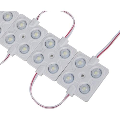 40pcs/Lot UL Listed 2.0W LED Module 4LED 160 Deg with Lens White 2835 SMD Waterproof Back Light for Letter Advertising Signs