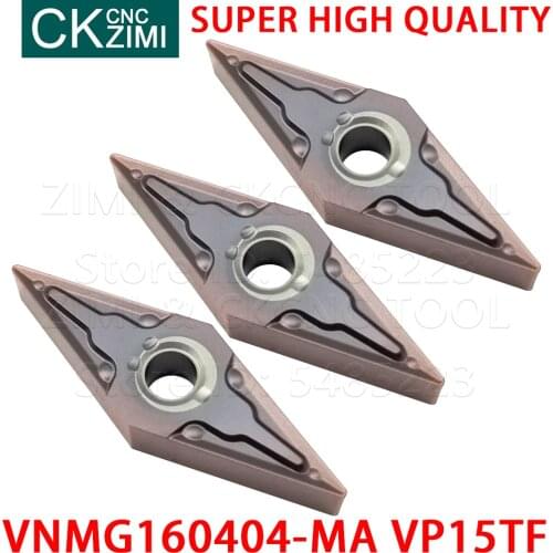 VNMG160404-MA VP15TF VNMG 160404 MA VP15TF Carbide Inserts Turning Inserts Tools CNC metal lathe tools VNMG For stainless steel