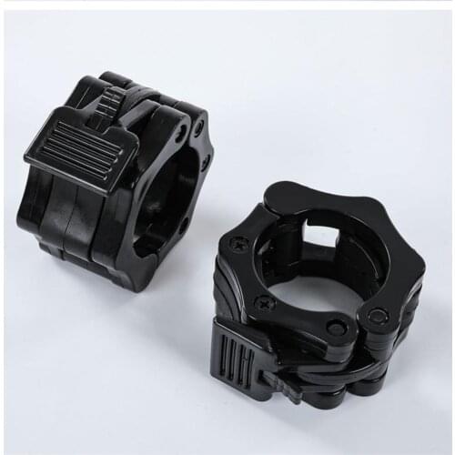 1 Pair Dumbbell Buckle Barbell Lock Clips Clamp 50/25mm for Gym Fitness Exercise Body Building Weight Lifting Dumbbells Barbells