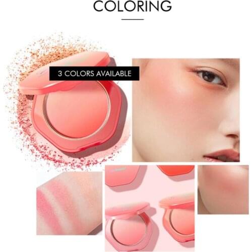 1 Pcs Gradient Blush Long-lasting Easy To Color Waterproof Sweat-proof Modify Contours Makeup Blush Contour Powder TSLM2
