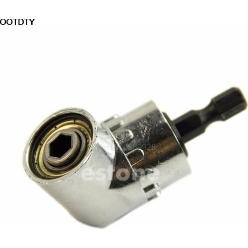 105 Angle 1/4 Extension Hex Drill Bit Screwdriver Socket Holder Adaptor