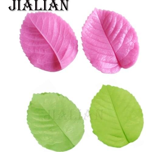 Free shipping 2pcs leaves soap mould chocolate Party wedding cake decorating tools3 D baking fondant silicone mold T0115