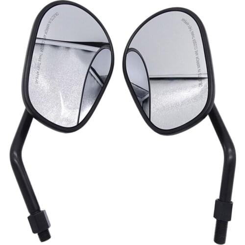 8mm Motorcycle RearView Mirror Side Mirrors For Harley Dyna Electra Glide Fatboy Iron 883 Road Glide Sportster 883 1200 Softail