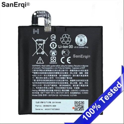 2435mah B2PZM100 battery fit for HTC Alpine, U Play, U Play TD-LTE, U Play TD-LTE Dual SIM batteries Batterij SanErqi
