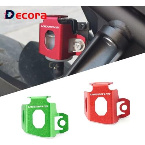 For Kawasaki Versys X300 300 Versys300 Aluminum Alloy Motorcycle Accessories Rear Brake Fluid Reservoir Guard Cover Protector