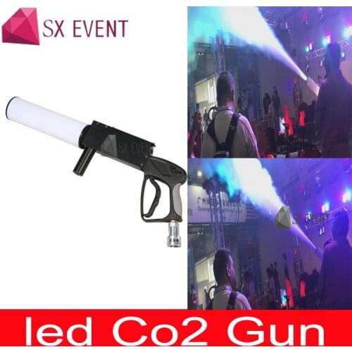 DJ Entertainment Led CO2 Gun Jet Stage Effect Handhold Equipment DJ Disco Light Club Bar Wedding Party Lights