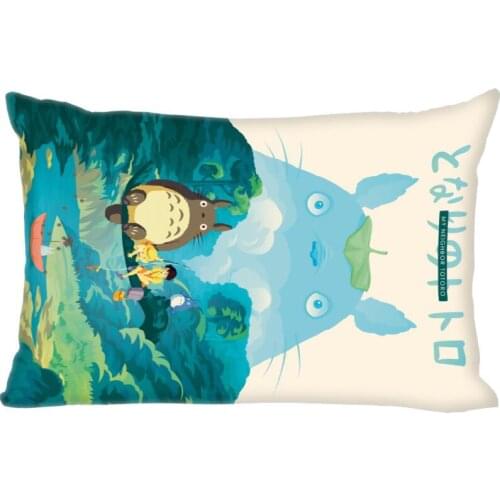 Anime Totoro Double Sided Rectangle Pillow Covers Bedding Comfortable Cushion/Good For Sofa/Home/Car High Quality Pillow Cases