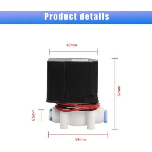 24VDC 1/4" NC Plastic Electric Water Solenoid Valve 18 seconds AUTO Flush valve Hose quick connection