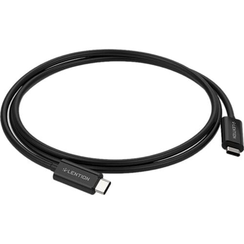 LENTION Suitable for Fast Charge Charging Cable Double Head USB3.1 Video Cable High Speed 10Gpbs Transmission 1 Meter