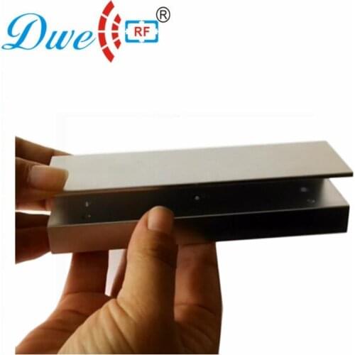 DWE CC RF access control door lock bracket 280kg magnetic lock U type bracket for framless glass door