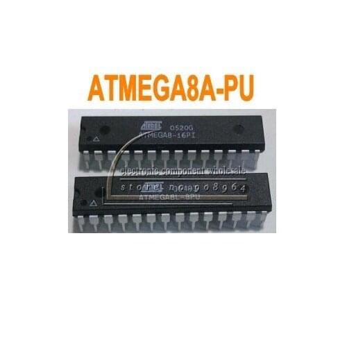 Wholesale new and original ATMEGA8A-PU ATMEGA8 DIP28 ICs AVR microcontroller 8K Bytes self-programming Flash in the system