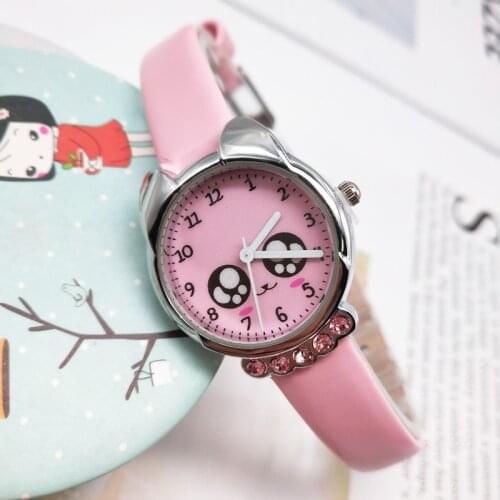 New Arrival High Quality Cute Cat Kids Children Quartz Wristwatch Jelly Boys Girls Students Watch Clock Relogio Kol Saati