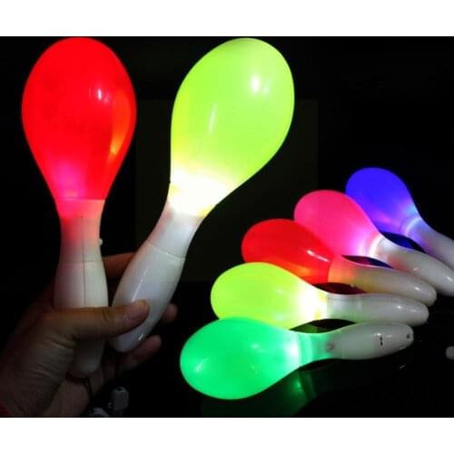 Sand Lamp Light Glowing Hammer Child shaking hammer Halloween Carnival Atmosphere Props LED Shaking Flashing Stick Sand Sensory