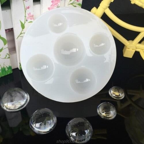 Hemisphere Half Round Silicone Mold Mould For Resin Pendant Jewelry Making Tool J11 21 Dropshipping