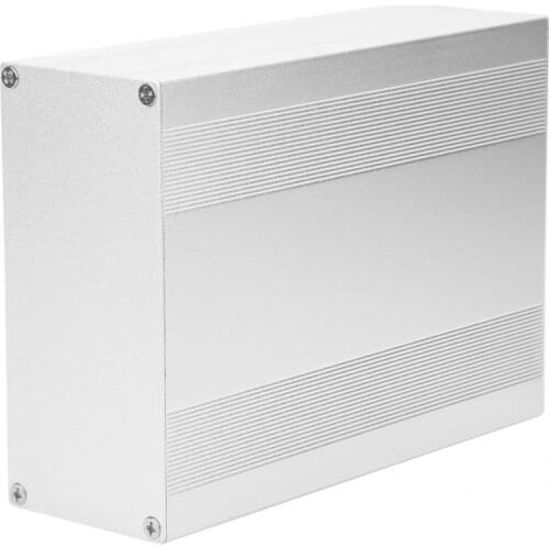 Wiring Junction Boxes Aluminum Project Box Matte Silver DIY Electronic Circuit Board Enclosure Case 68x145x200mm