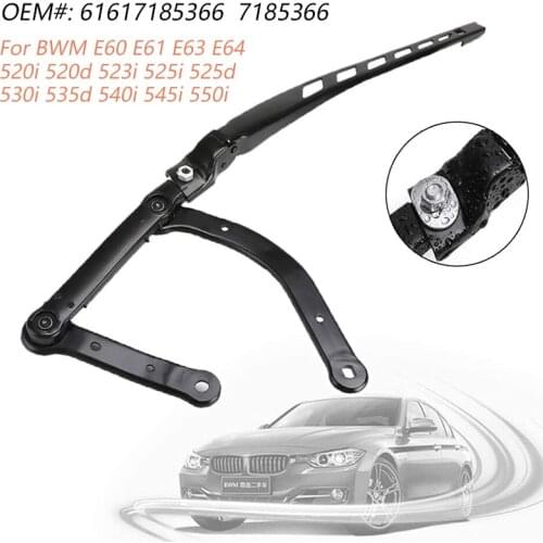 For BMW E60 E61 E63 E64 Car Front Right Windshield Wiper Arm LHD Left Hand Drive Front Wiper Arm 61617185366 7185366