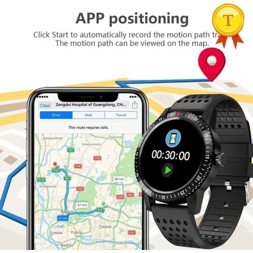Man Woman Pedometer app positioning Smart Band Wristband Heart Rate Blood Pressure Fitness Activity Tracker Bluetooth Bracelet